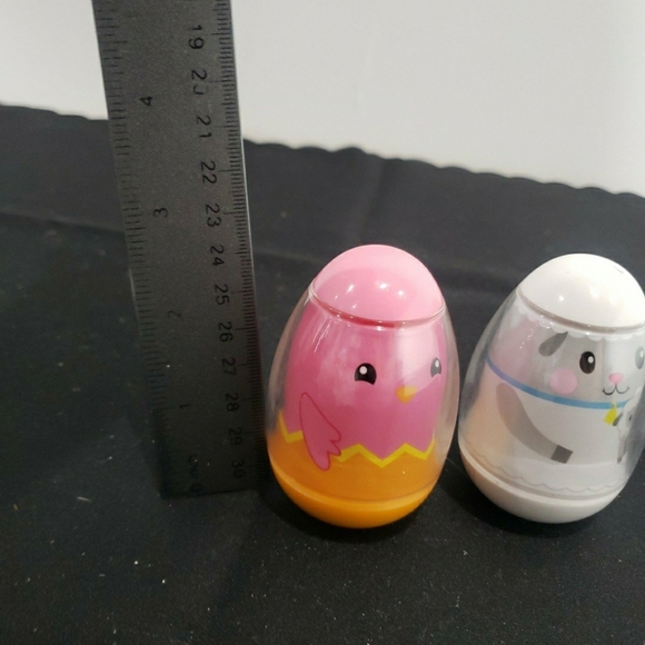 Hasbro Easter Egg Weebles 2009 Chick 37 and Lamb 38 - Picture 2 of 8